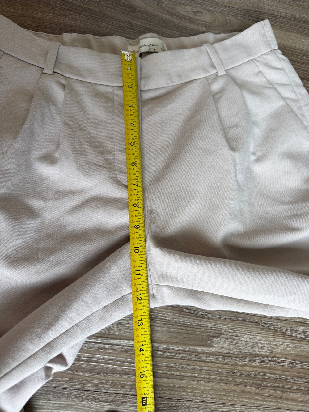 Abercrombie and Fitch Wide-Leg Light Beige Trousers Size: 29/8 - Picture 9 of 10